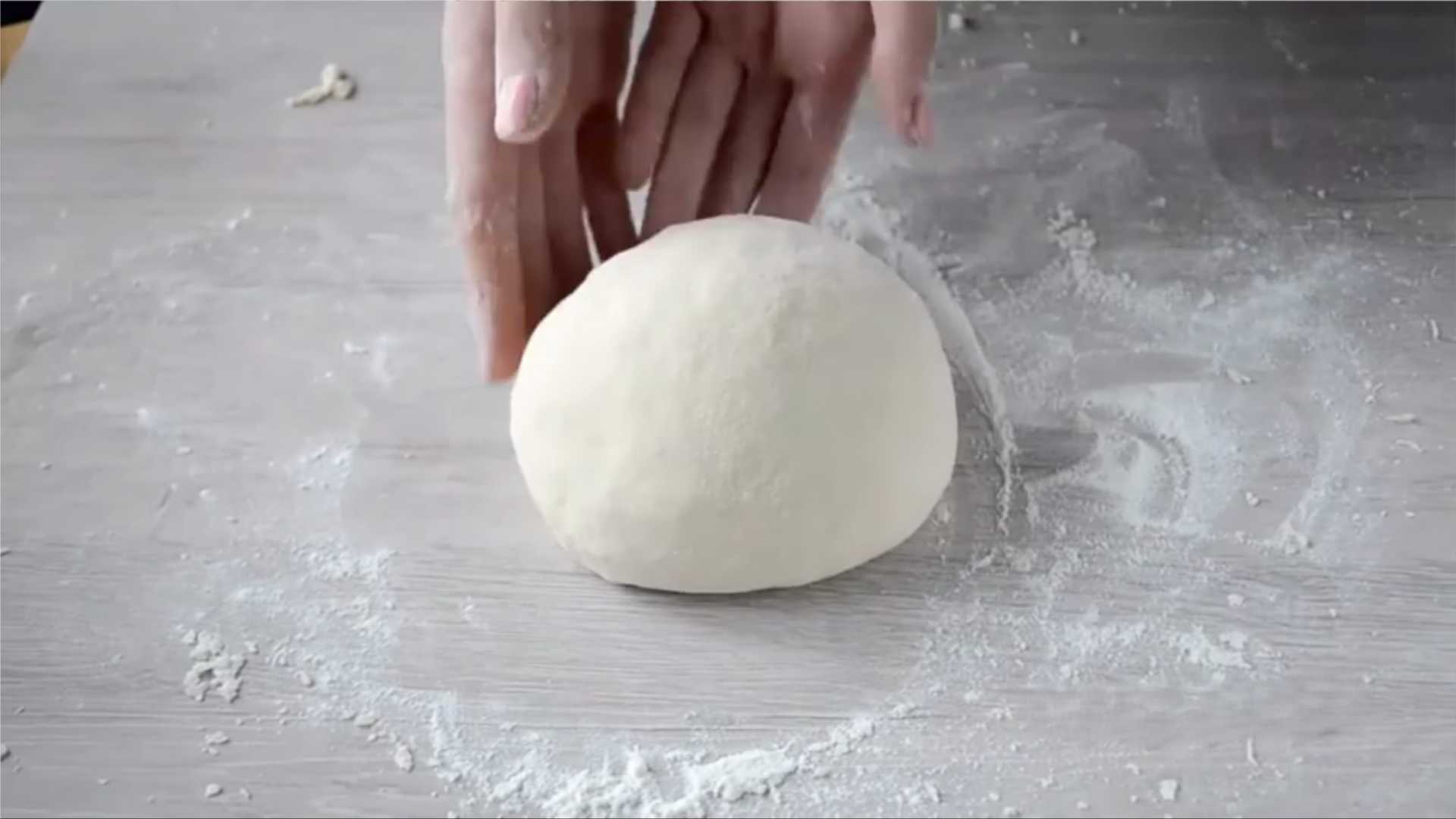 Pâte à pizza au kéfir sans levure - Étape 8