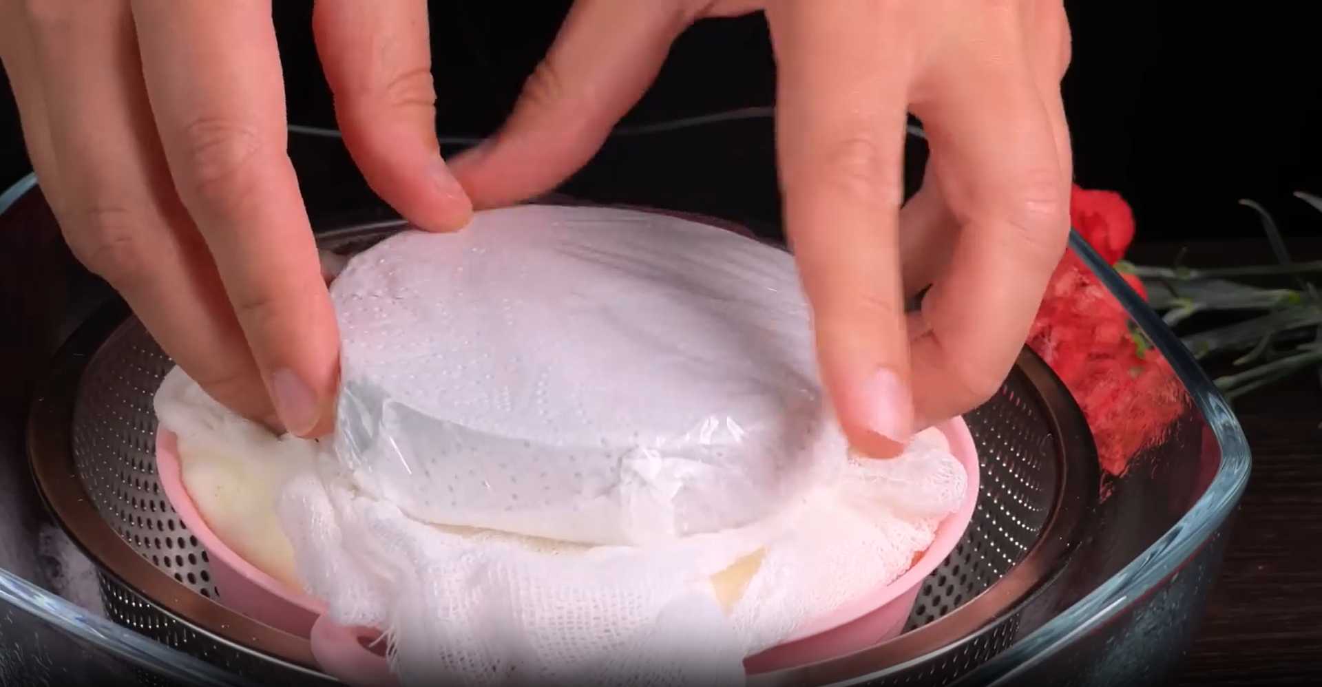 Fromage aux œufs maison - Étape 8