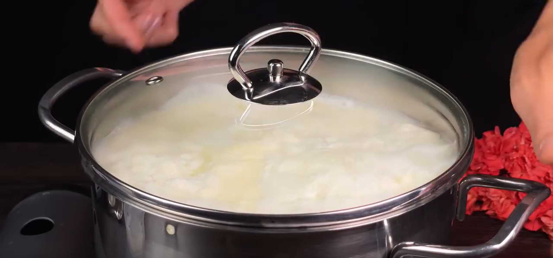 Fromage aux œufs maison - Étape 5