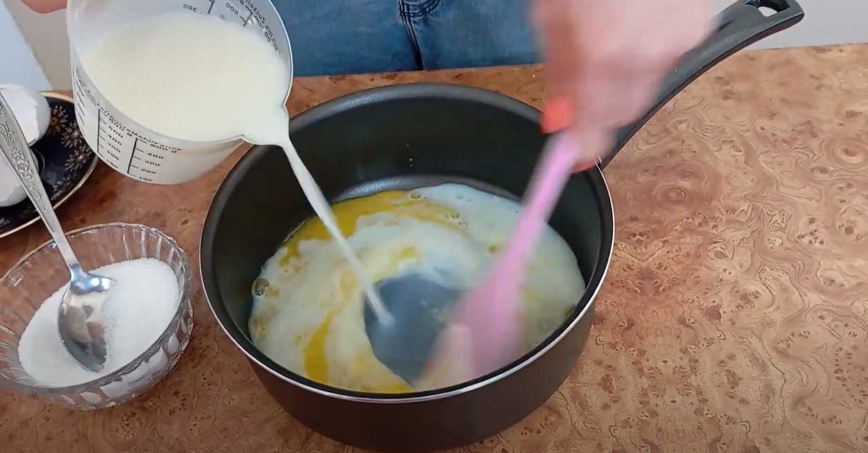 Glace maison à l'abricot - Étape 3