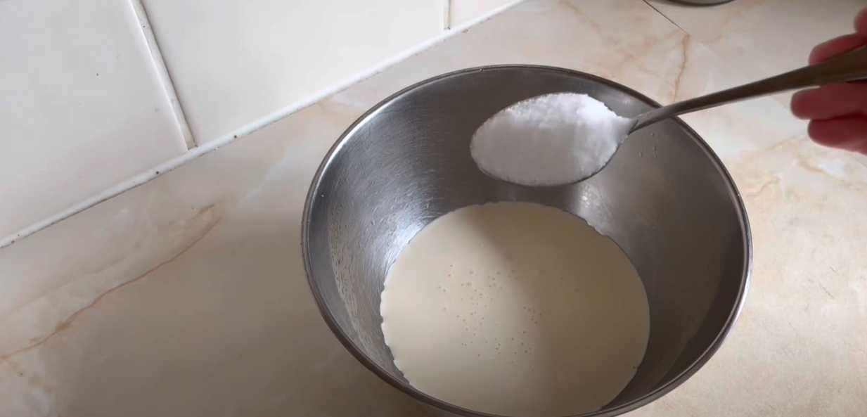 Crème glacée aux fraises Keto - Étape 2