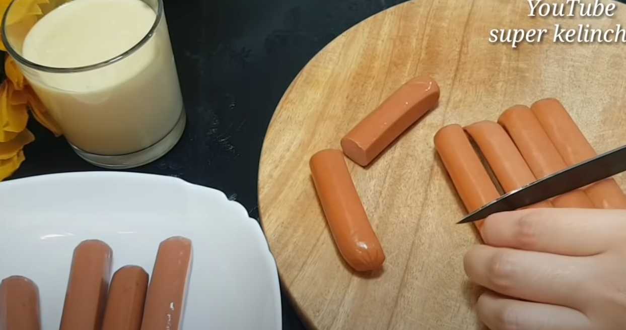 Saucisses panées en 5 minutes - Étape 6