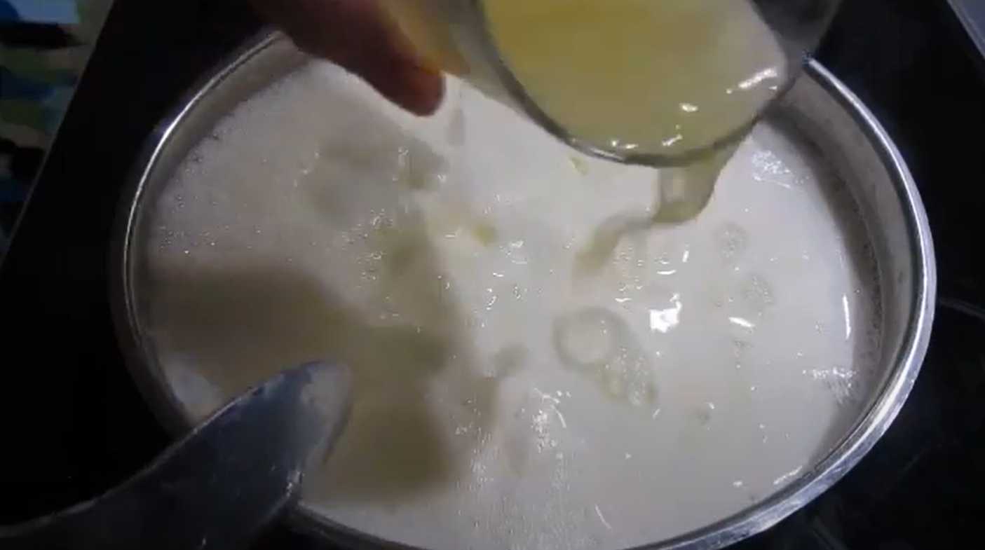 Fromage paneer maison - Étape 3