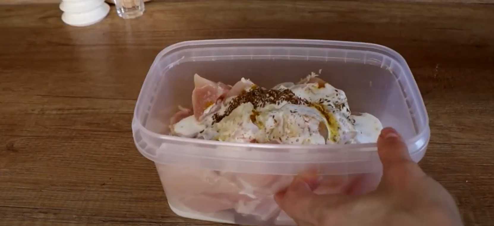 Brochettes de poulet au kéfir - Étape 4