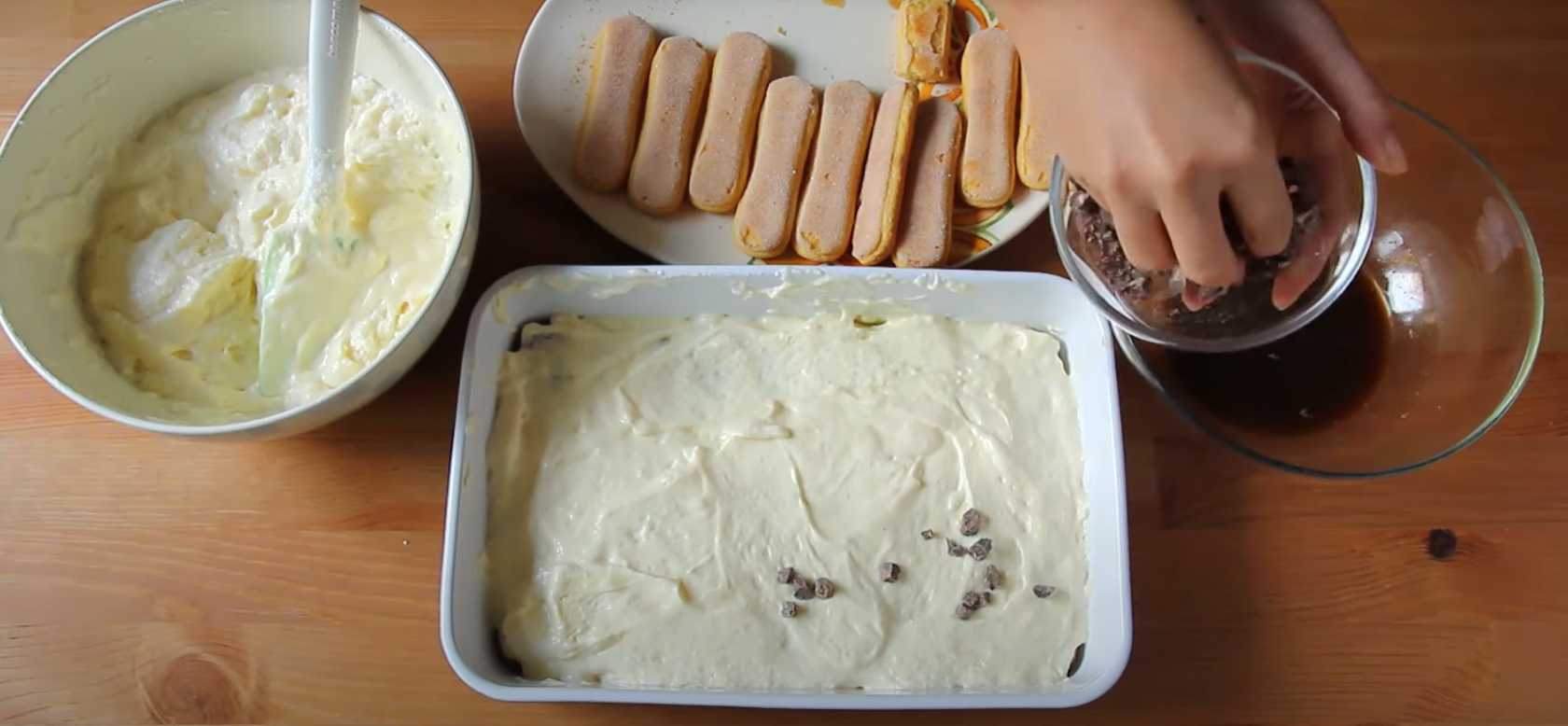 Tiramisu au mascarpone et aux biscuits Savoiardi - Étape 8