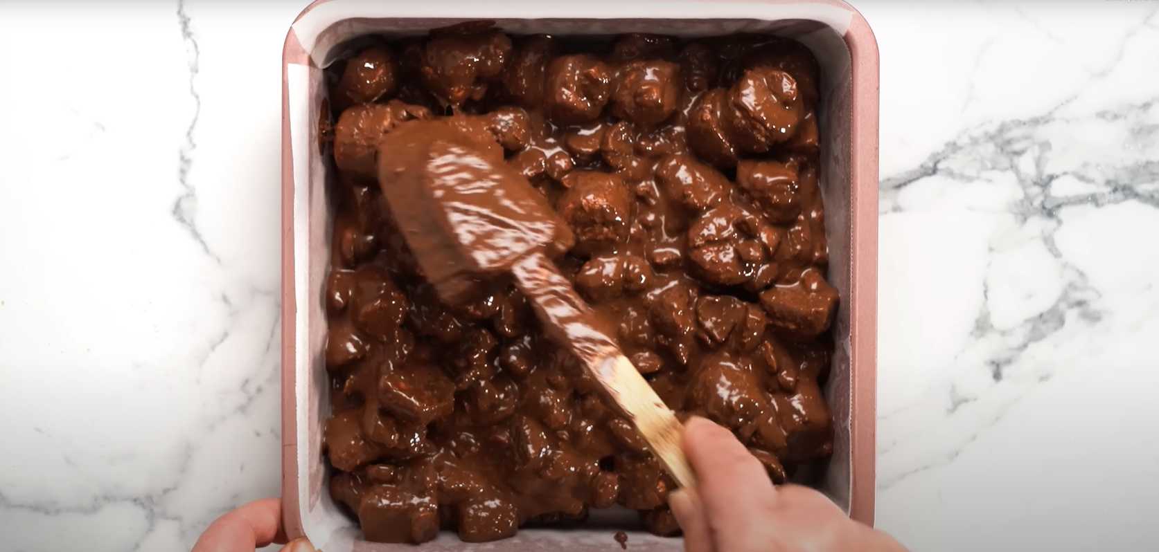 Dessert au chocolat Rocky Road, étape 6