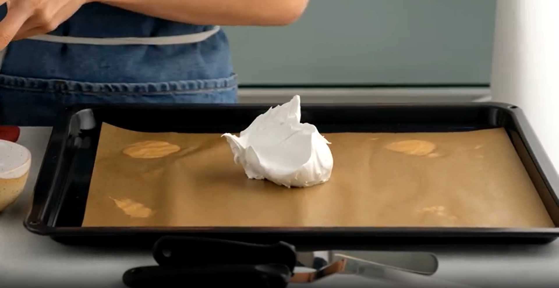 Gâteau Pavlova - Étape 3