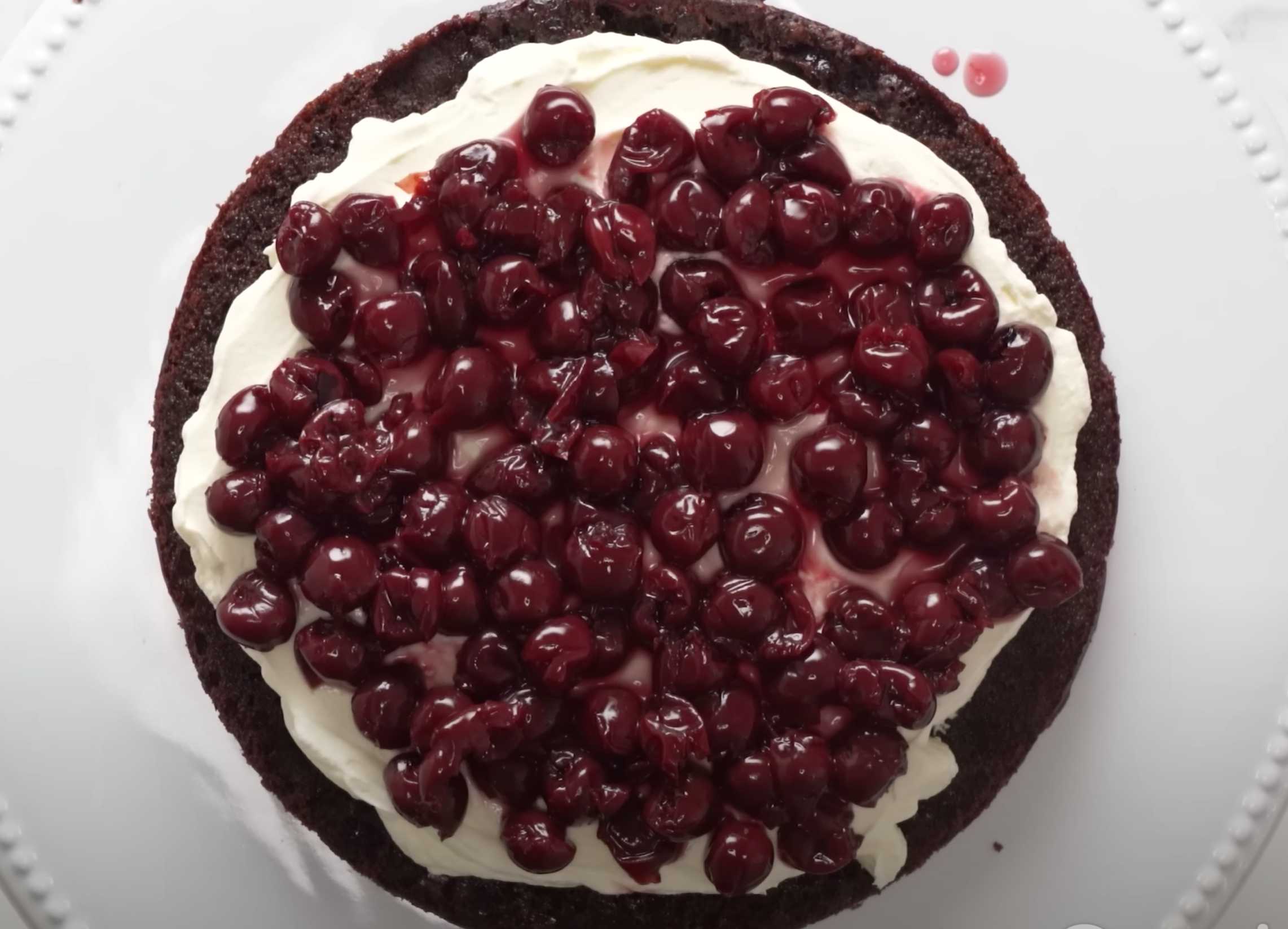 Gâteau Forêt-Noire - Étape 15