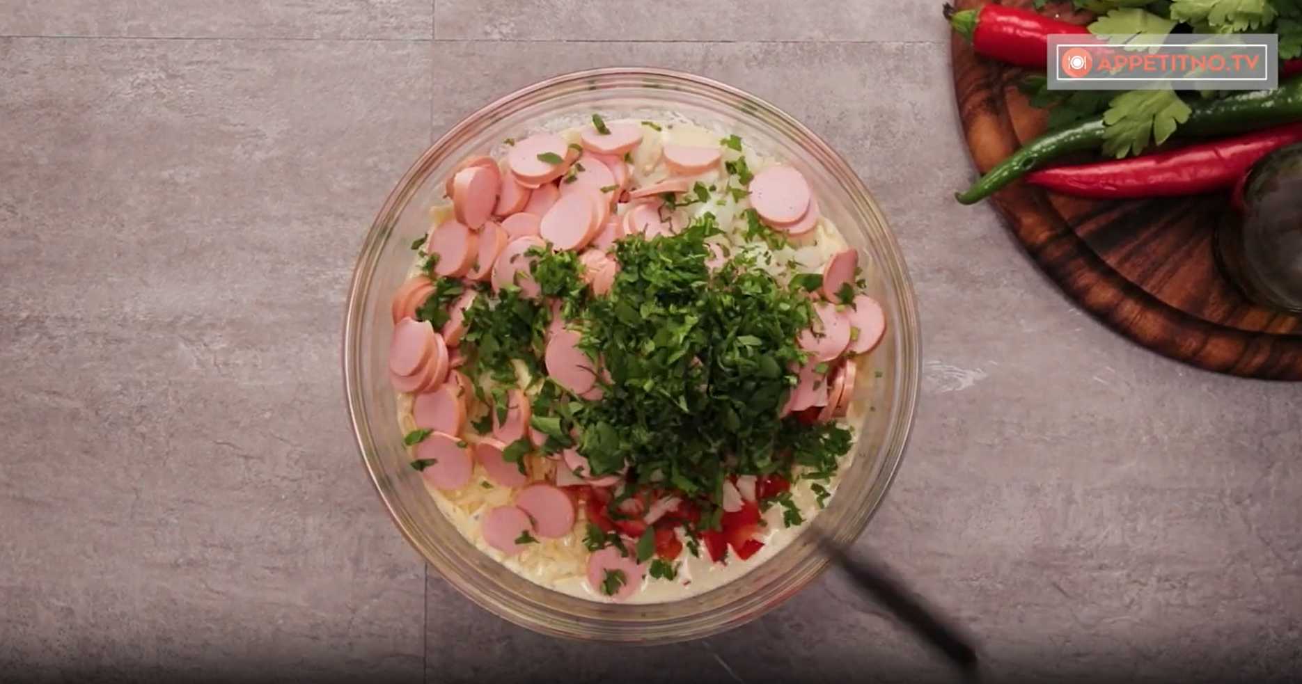 Pizza à base de pain rassis - Étape 7