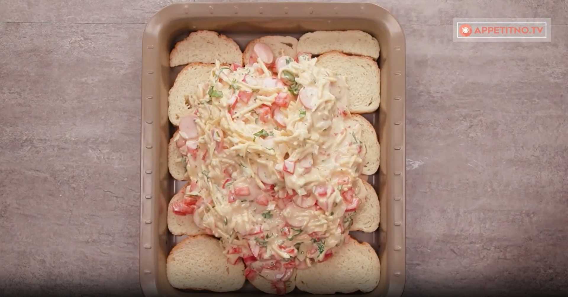 Pizza à base de pain rassis - Étape 8