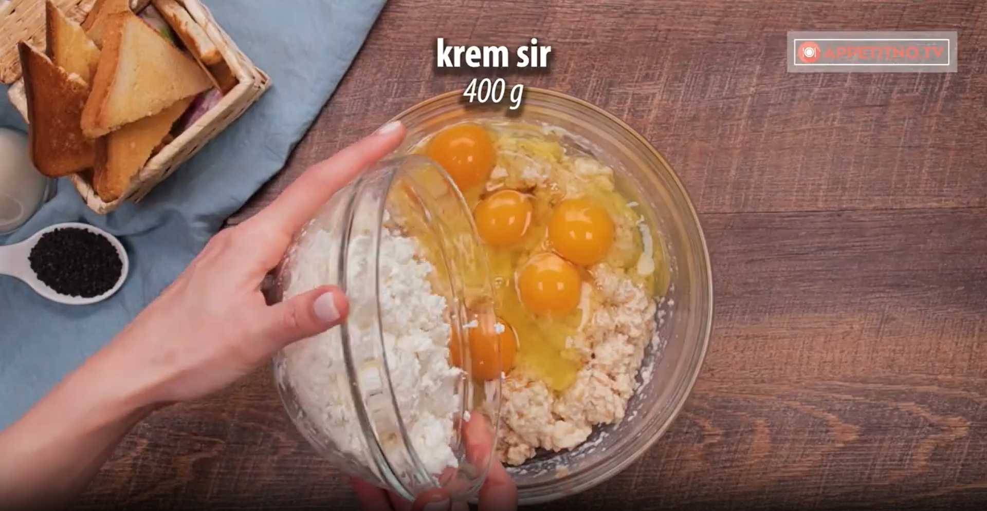 Gâteaux au fromage à base de pain rassis - Étape 2