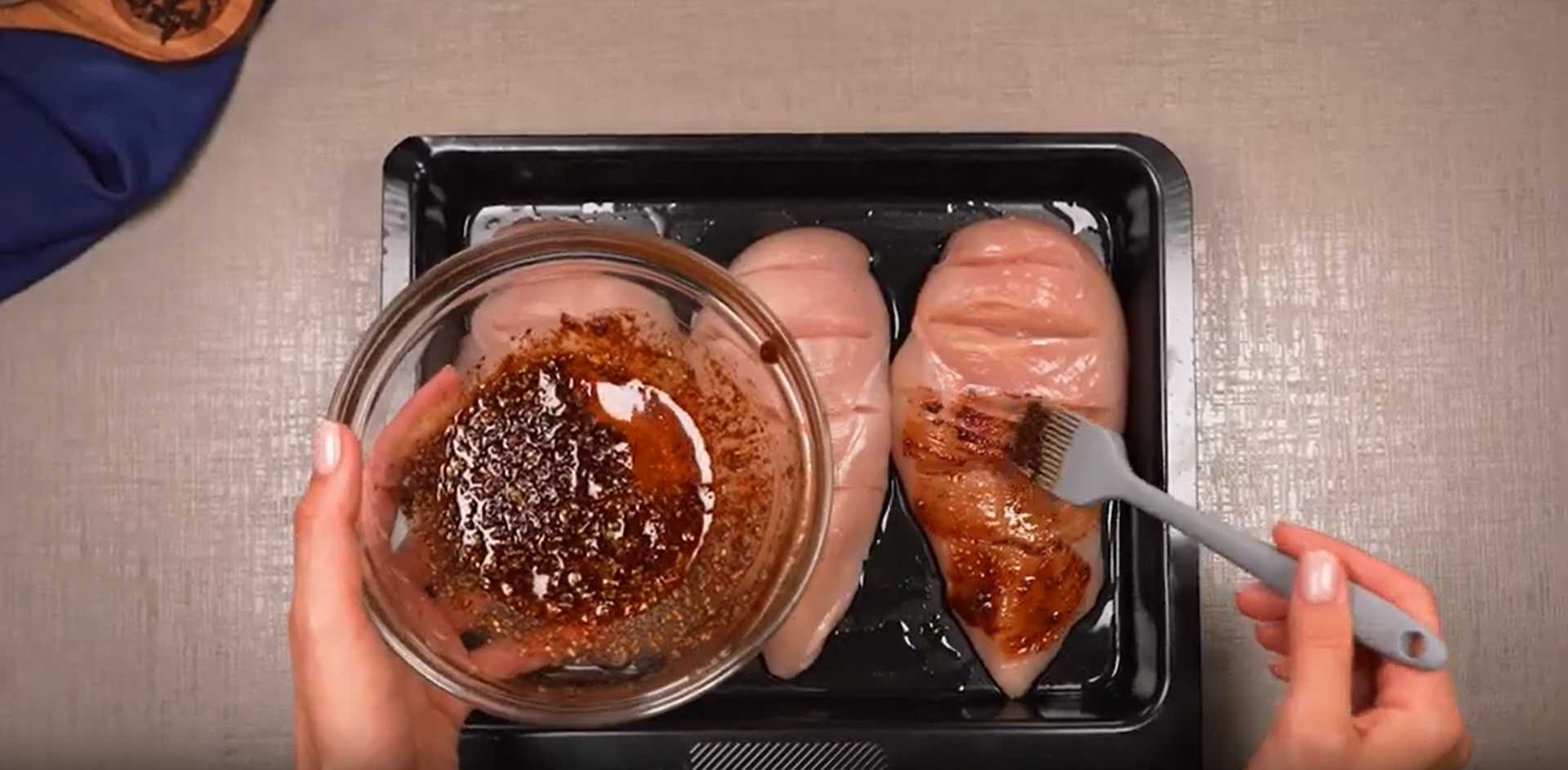 Blanc de poulet aux tomates, au fromage et aux pommes de terre - Étape 4