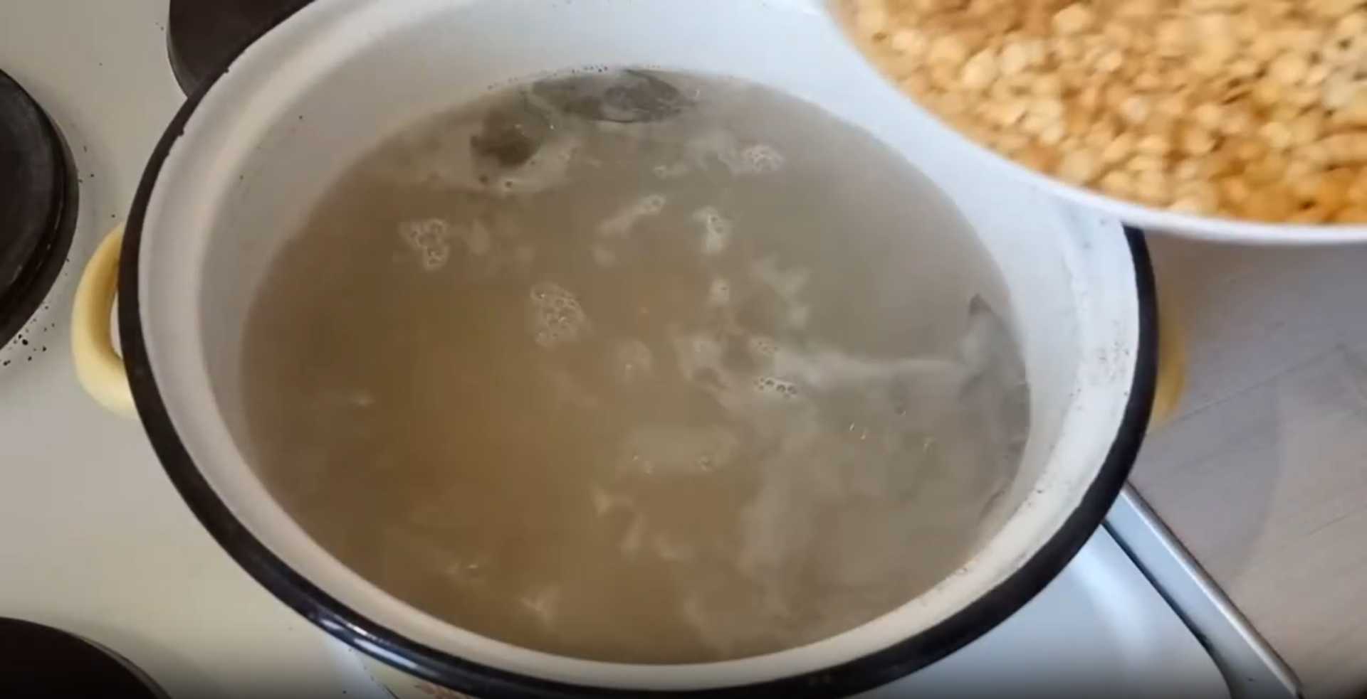 Soupe aux pois Chumara - Étape 2