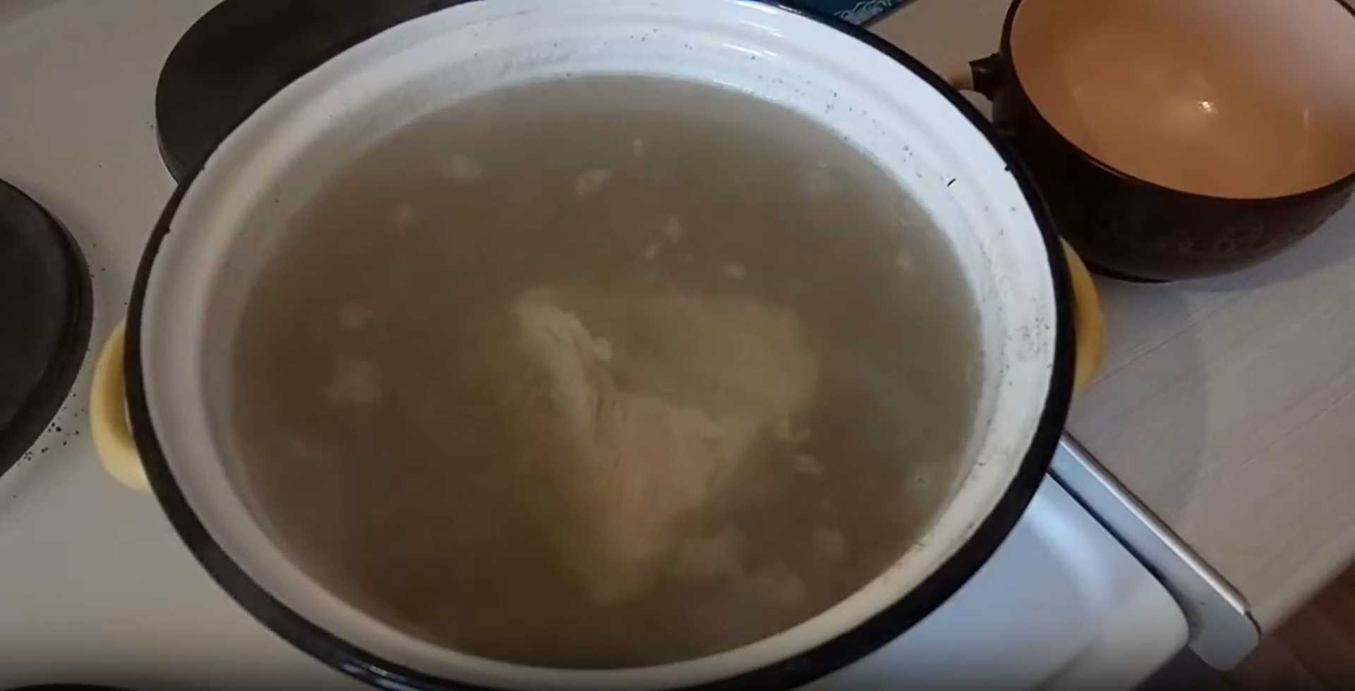 Soupe aux pois Chumara - Étape 1