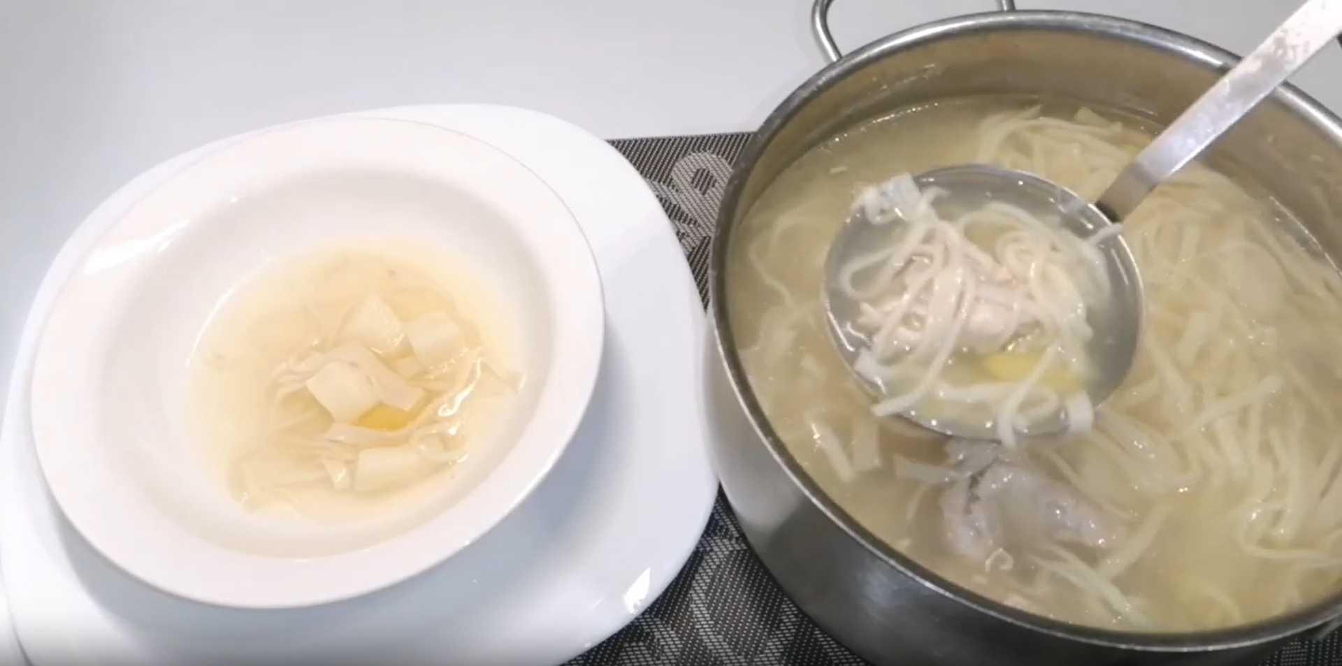 Soupe de nouilles maison Tokmach - Étape 11