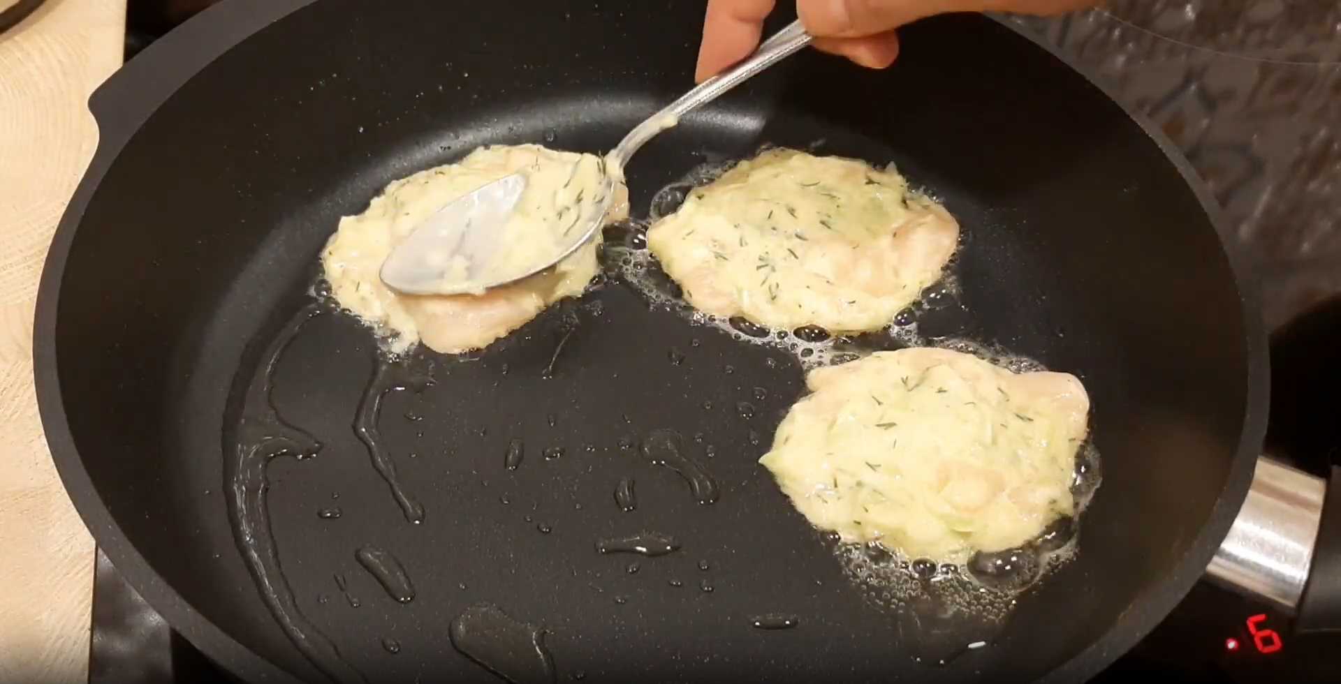 Beignets de courgettes au filet de poulet - Étape 15