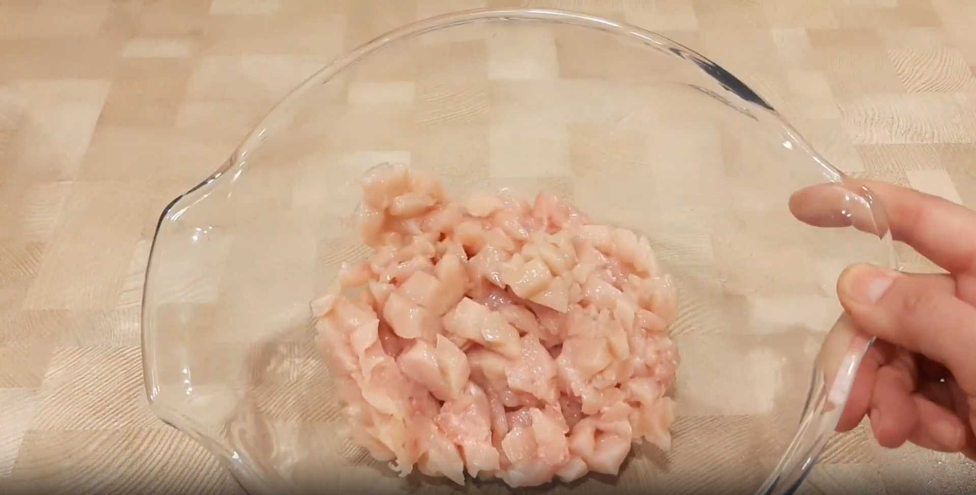 Beignets de courgettes au filet de poulet - Étape 2