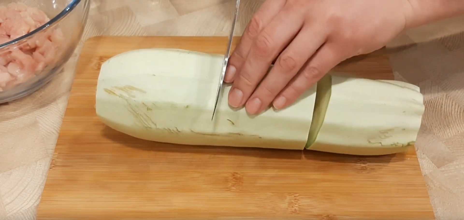 Beignets de courgettes au filet de poulet - Étape 3