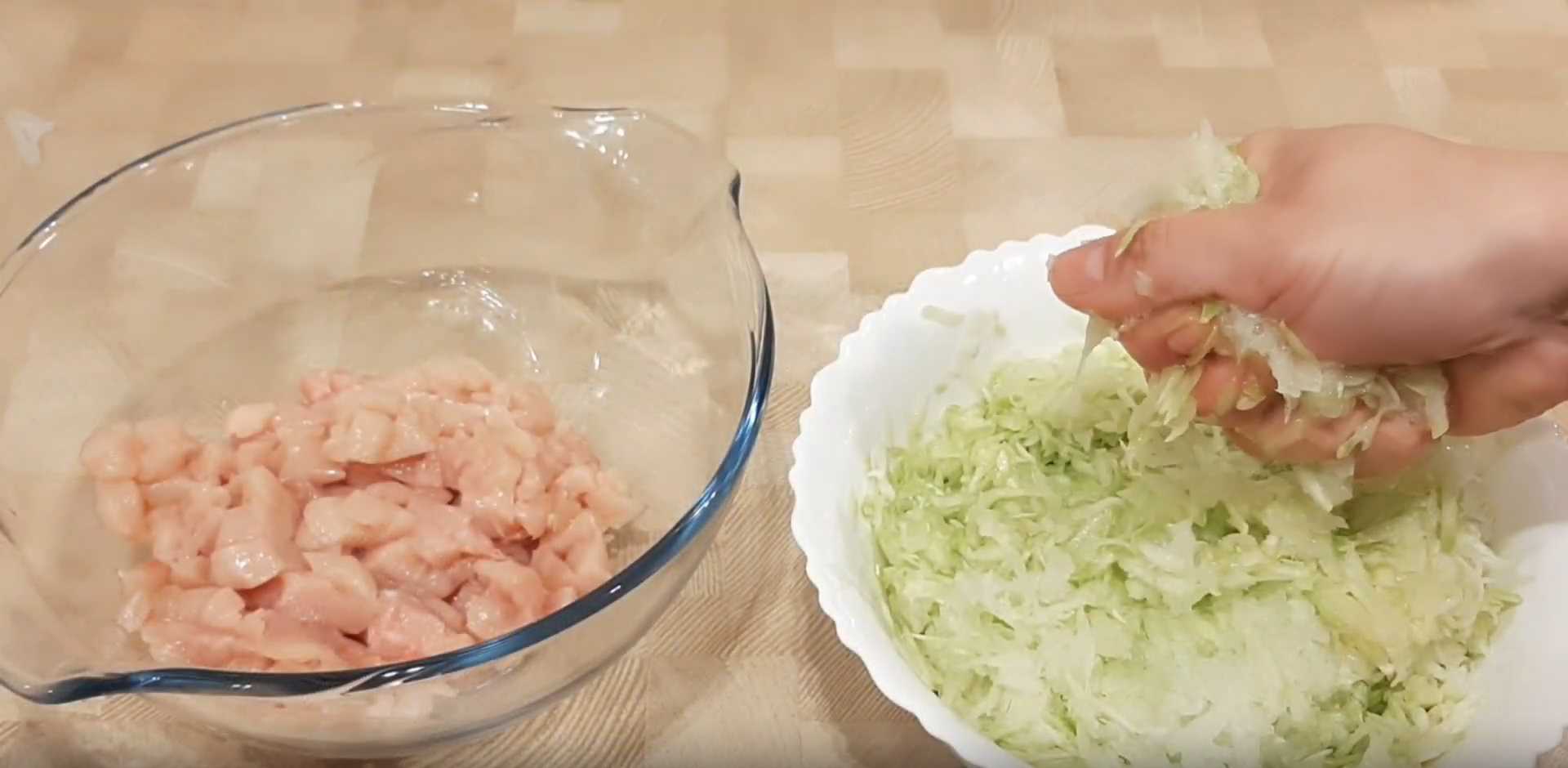 Beignets de courgettes au filet de poulet - Étape 5