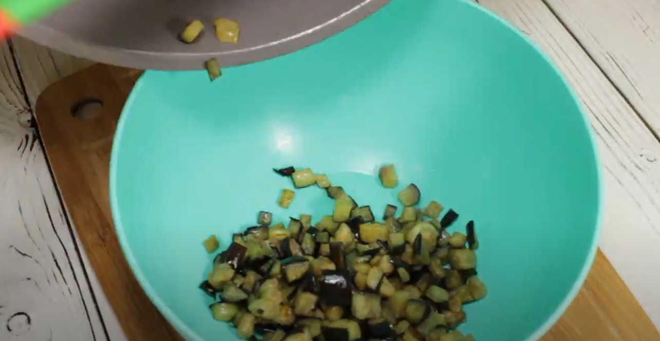 Salade d'aubergines d'automne - Étape 5