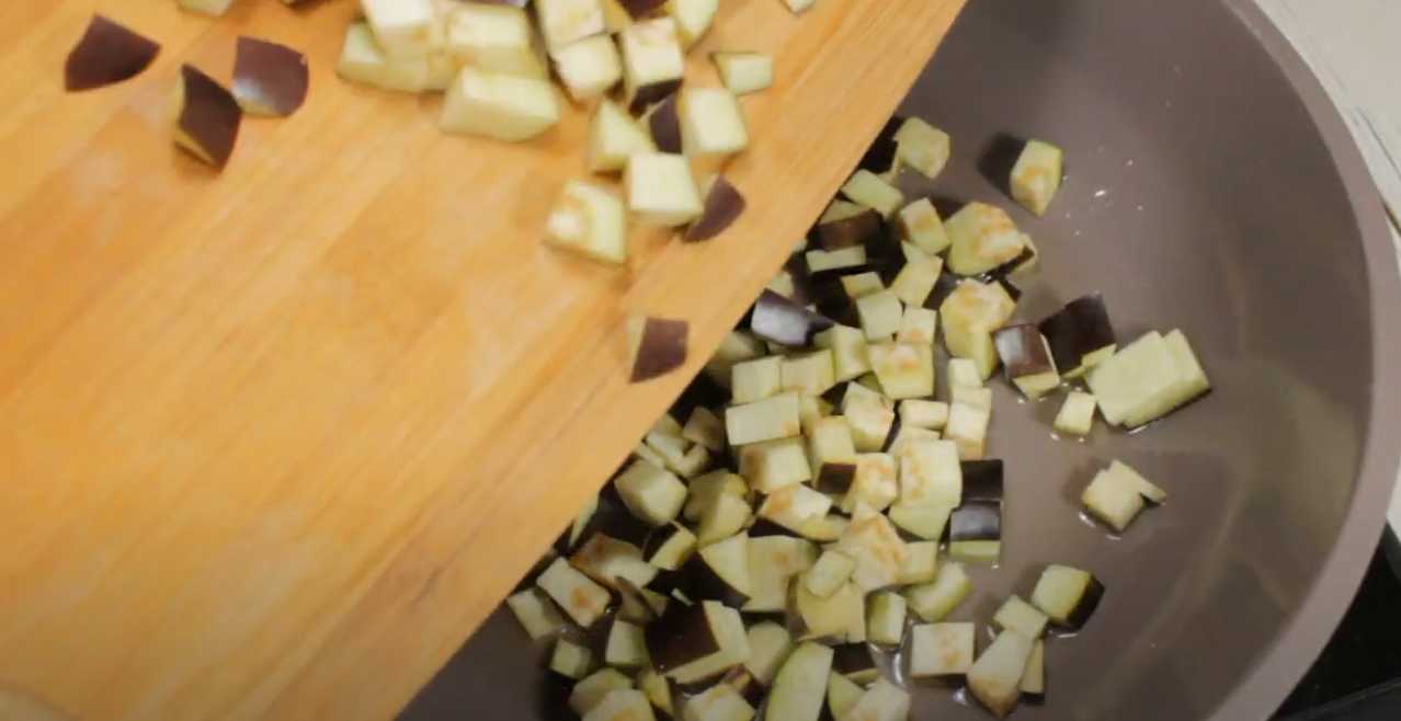 Salade d'aubergines d'automne - Étape 3