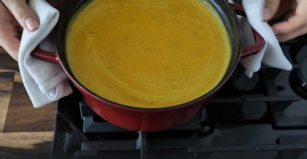 Soupe de potiron et de courgettes - Étape 12