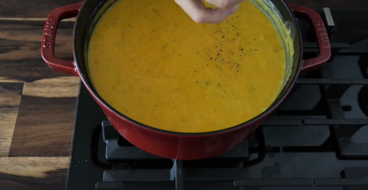 Soupe de potiron et de courgettes - Étape 11