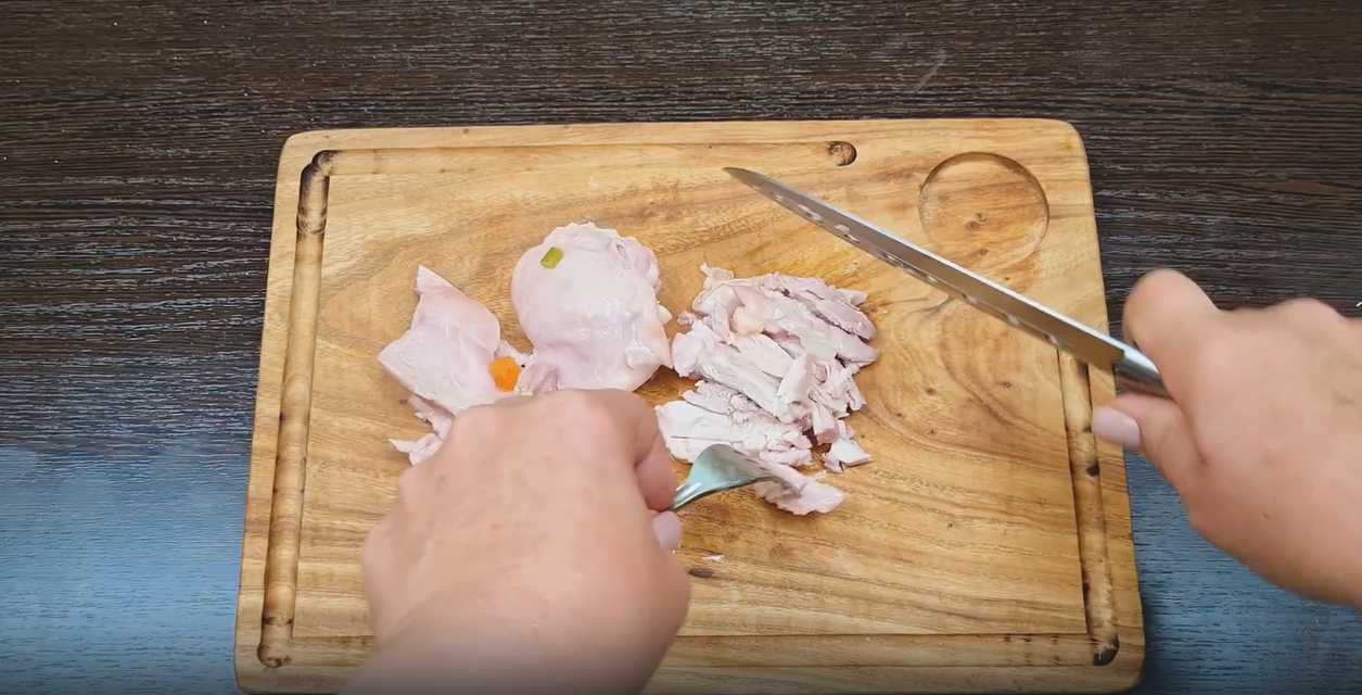 Soupe crémeuse au poulet et aux légumes - Étape 11