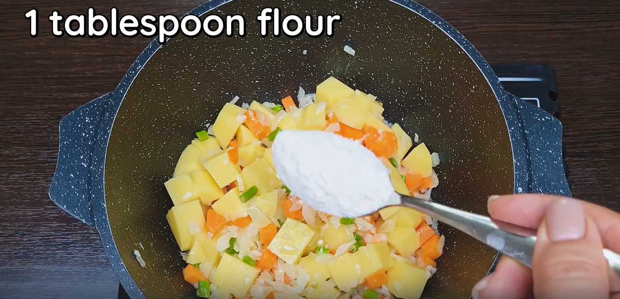 Soupe crémeuse au poulet et aux légumes - Étape 6