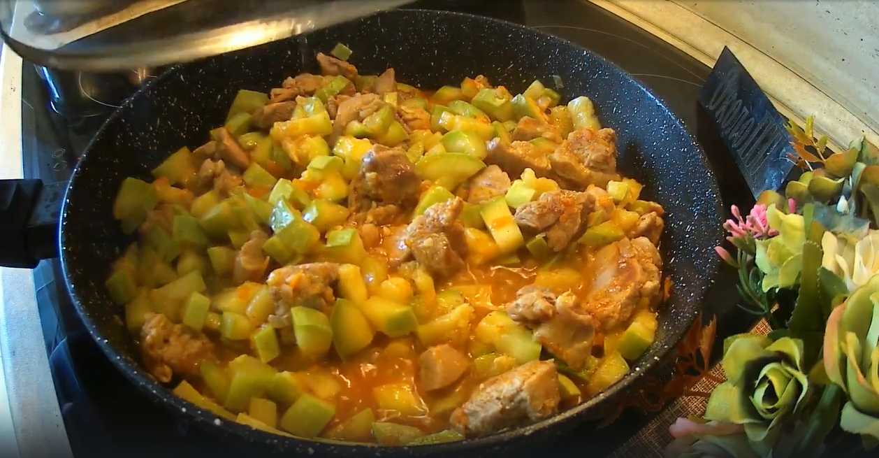 Courgettes braisées à la dinde - Étape 12