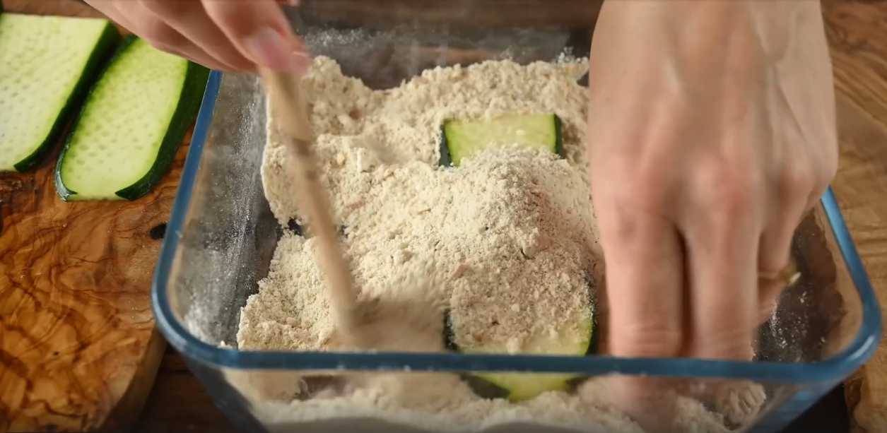 Courgettes frites panées - Étape 4