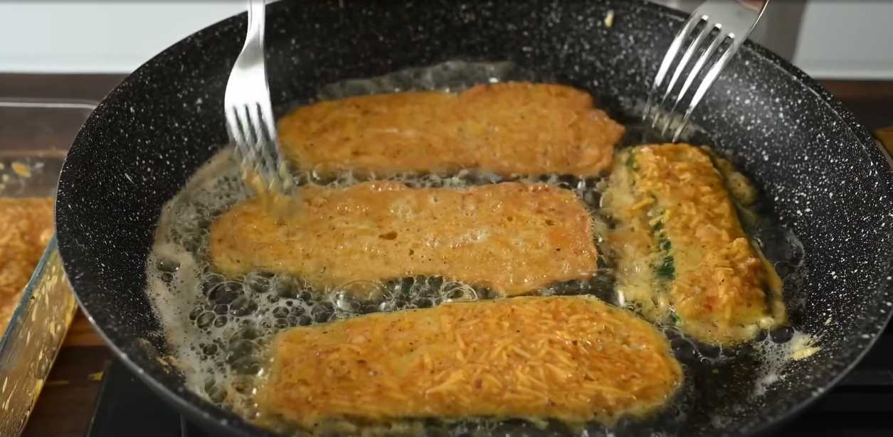 Courgettes frites panées - Étape 9