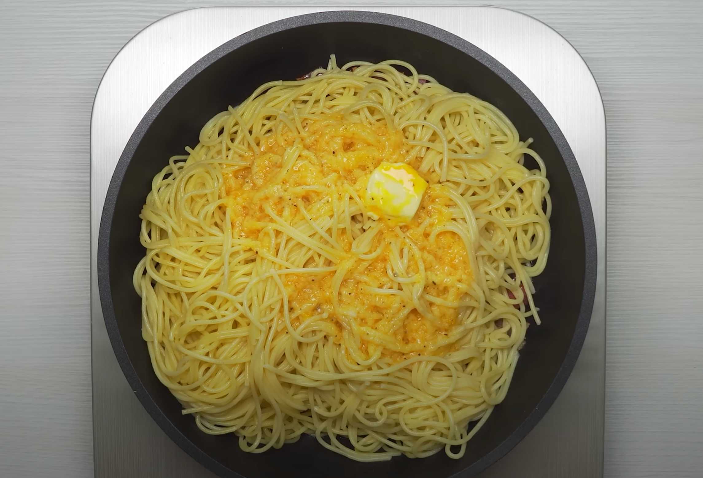 Pâtes carbonara sans crème - Étape 9