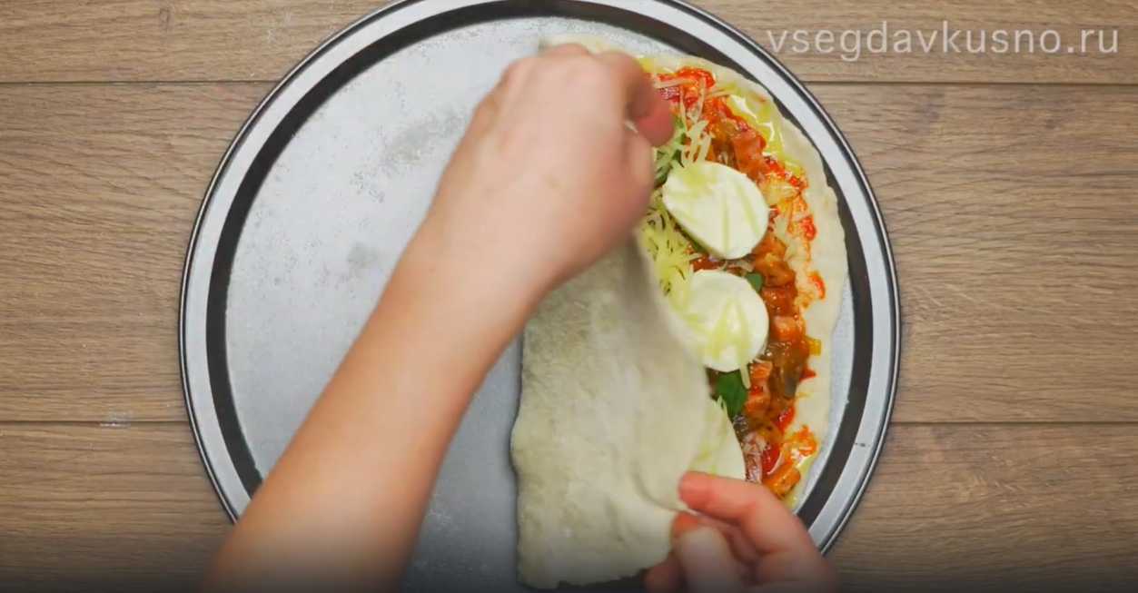 Calzone pizza fermé - Étape 25