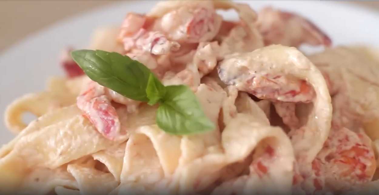 Pâtes crémeuses aux crevettes - Étape 8