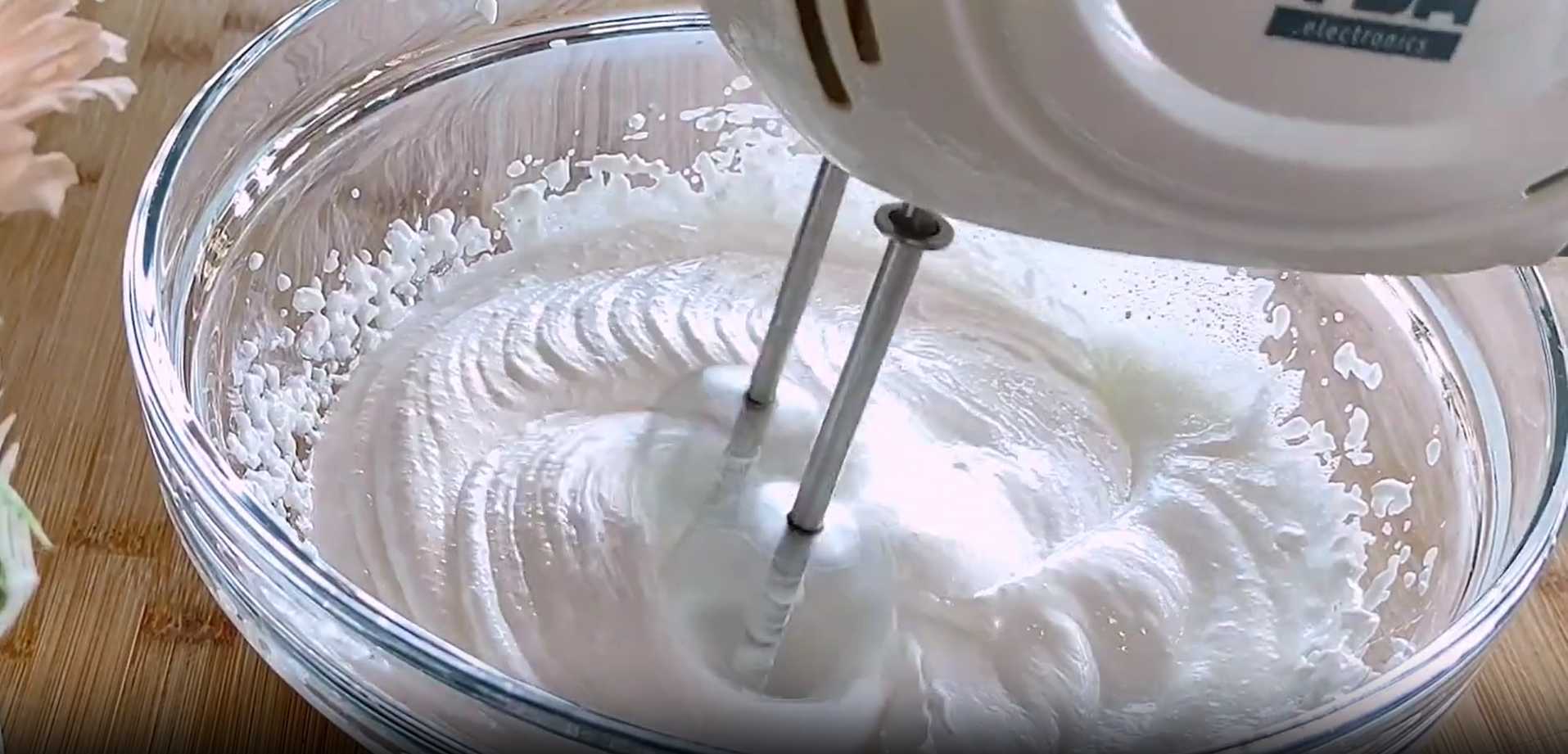 Meringue au chocolat et aux noix - Étape 4