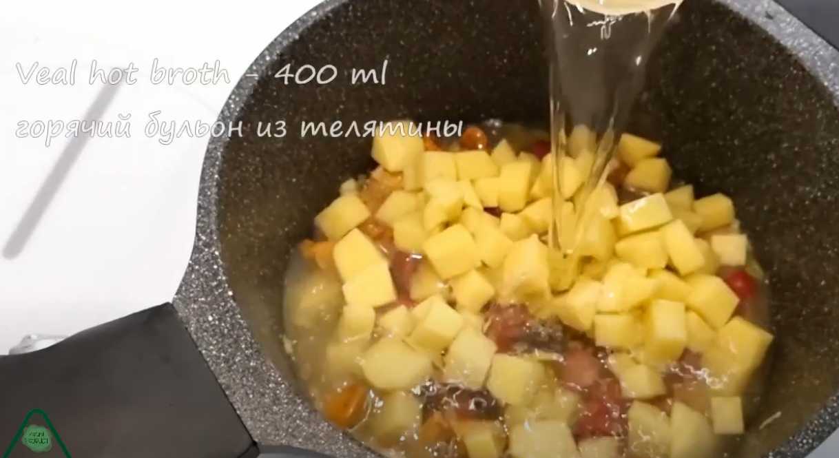 Soupe d'été aux chanterelles - Étape 6