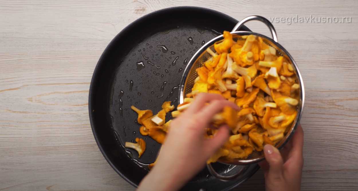 Pommes de terre sautées aux chanterelles à la poêle - Étape 9