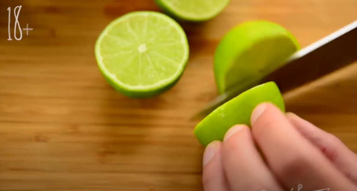 Cocktail alcoolisé Margarita - Étape 1