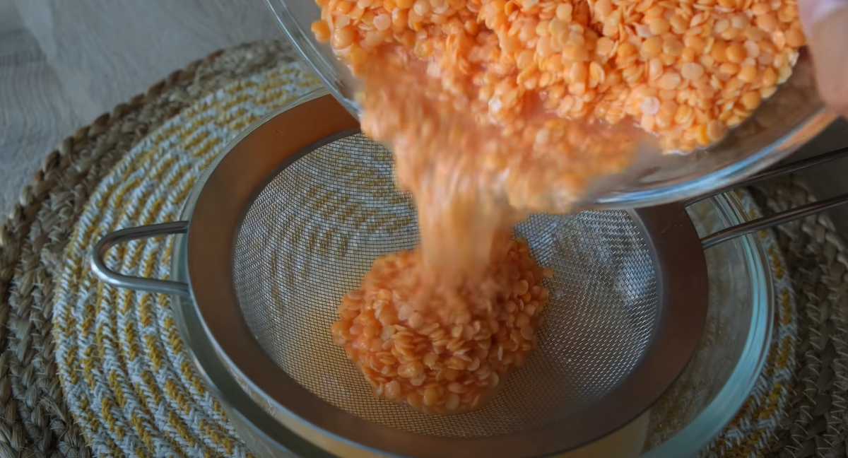 Galettes de lentilles - Étape 2