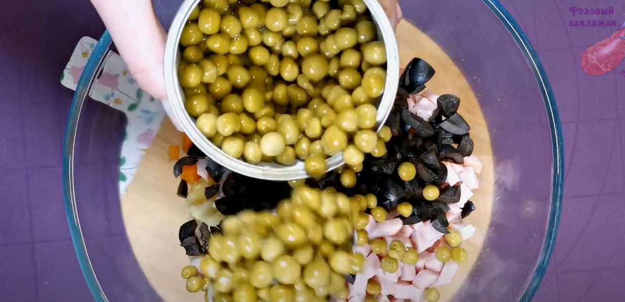 Salade Olivier marbrée - Étape 9