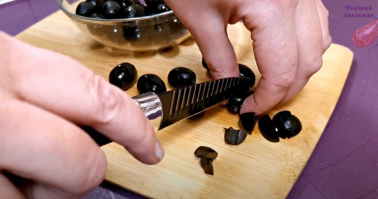 Salade Olivier marbrée - Étape 8