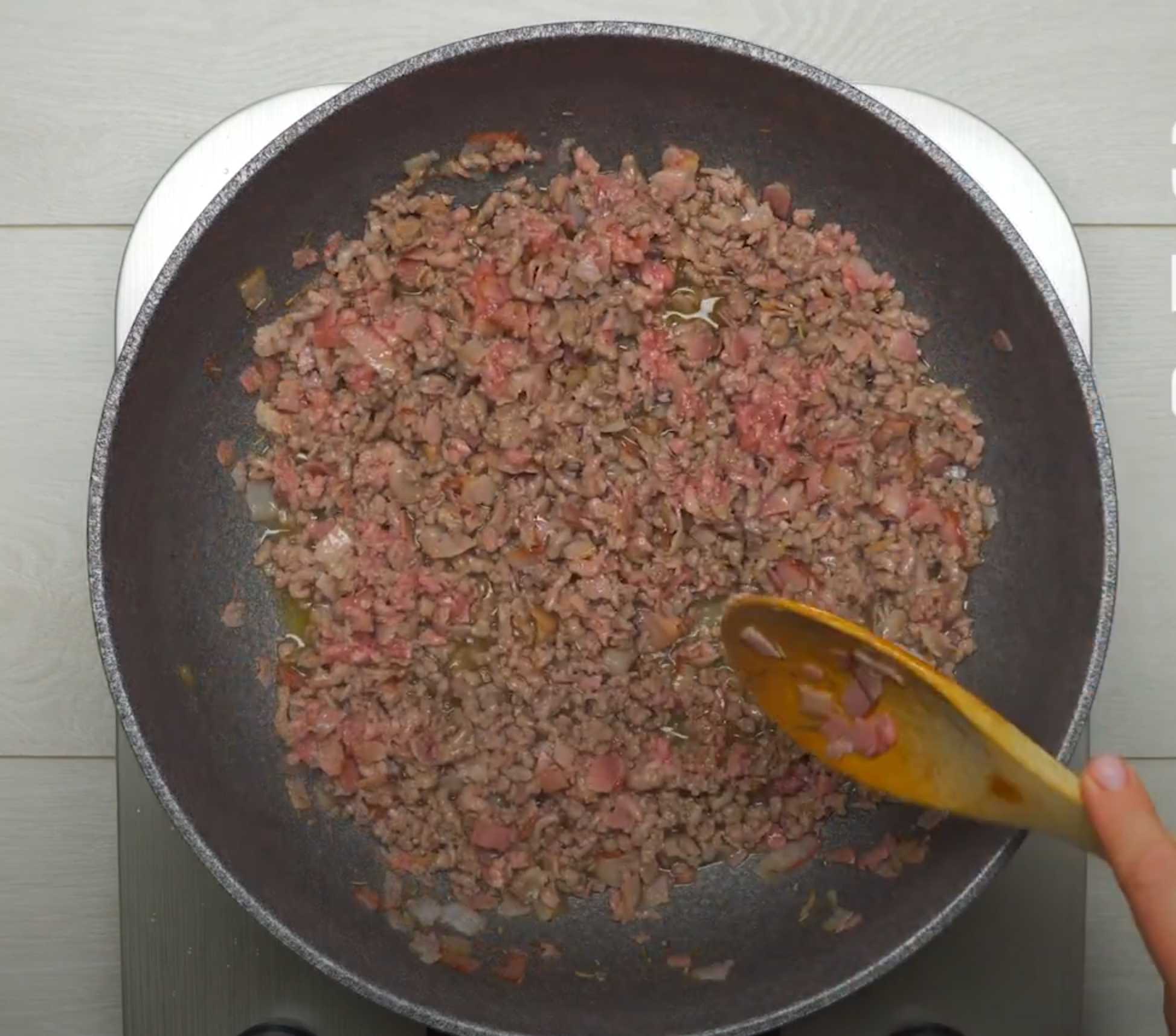 Pâtes bolognaises - Étape 4