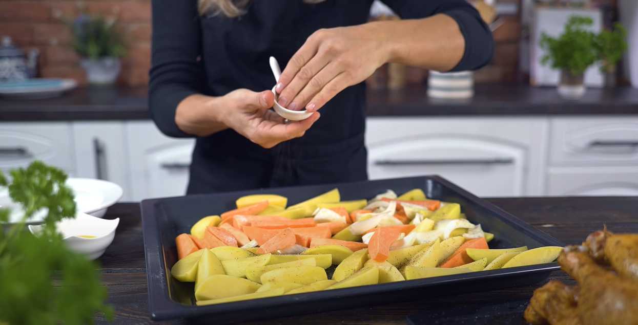 Poulet rôti aux pommes de terre aromatisées - Étape 8