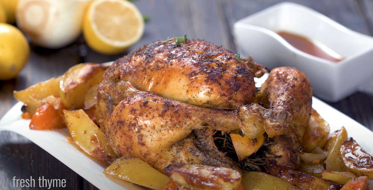 Poulet rôti aux pommes de terre aromatisées - Étape 18