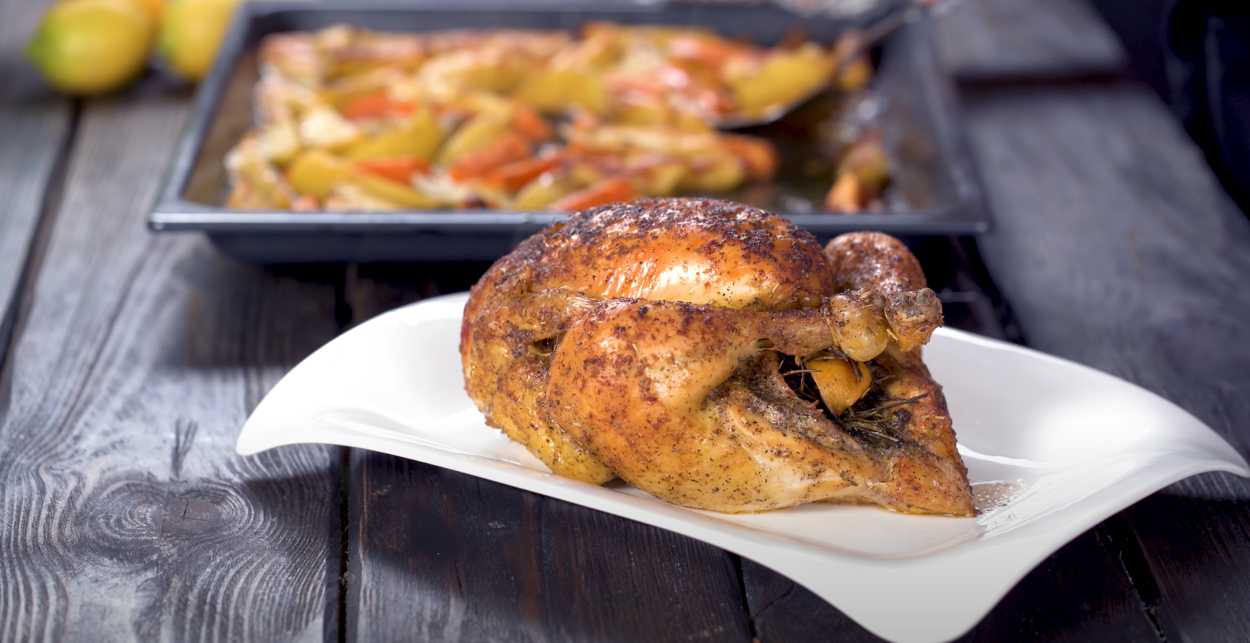 Poulet rôti aux pommes de terre aromatisées - Étape 17