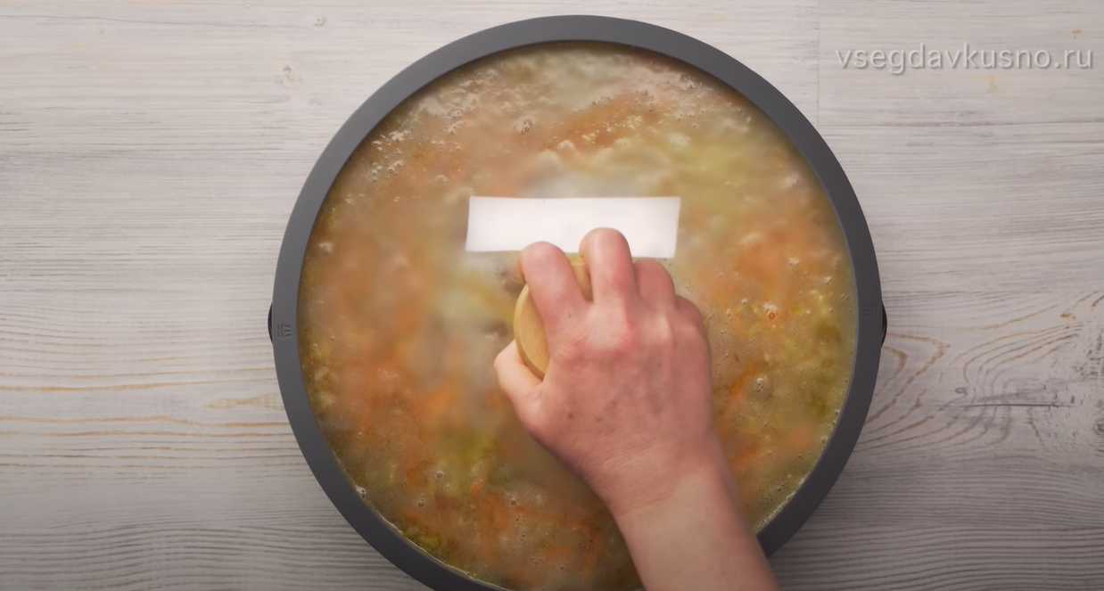 Bouillie d'orge aux légumes - Étape 9