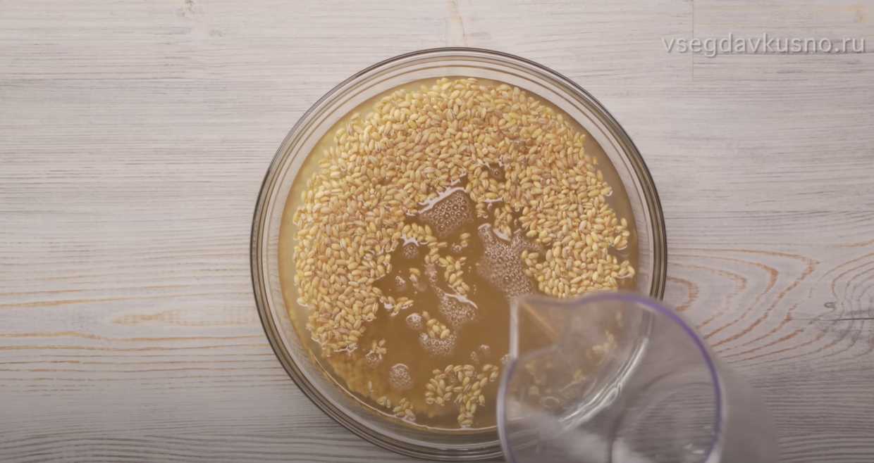 Bouillie d'orge aux légumes - Étape 1