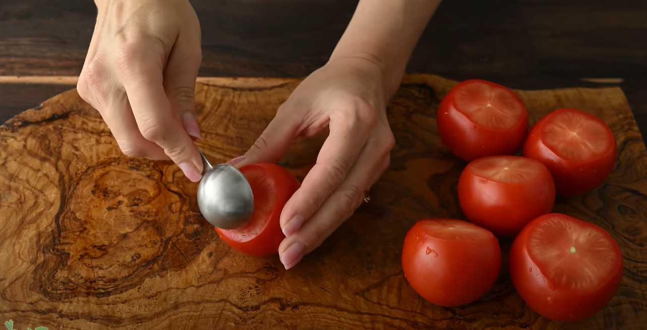 Tomates farcies végétaliennes - Étape 1