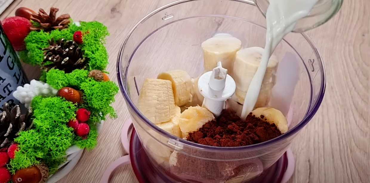 Dessert à l'avoine, banane et chocolat - Étape 3